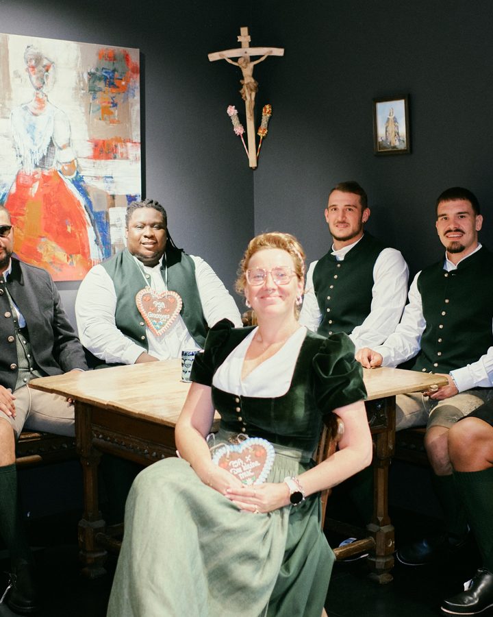 The PSA team in the Grasegger parlour